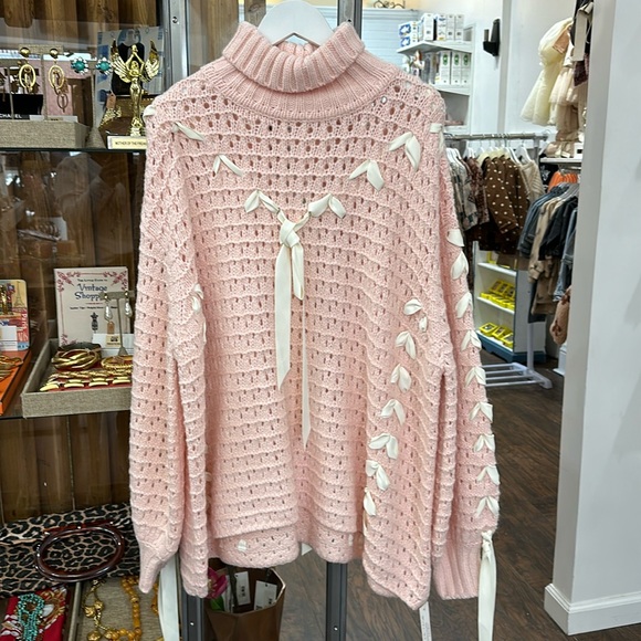 NEW For Love & Lemons Liberty Sweater - Picture 4 of 7